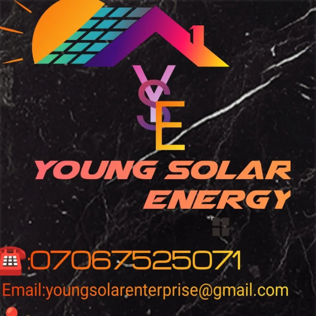 Young solar energy — shop logo