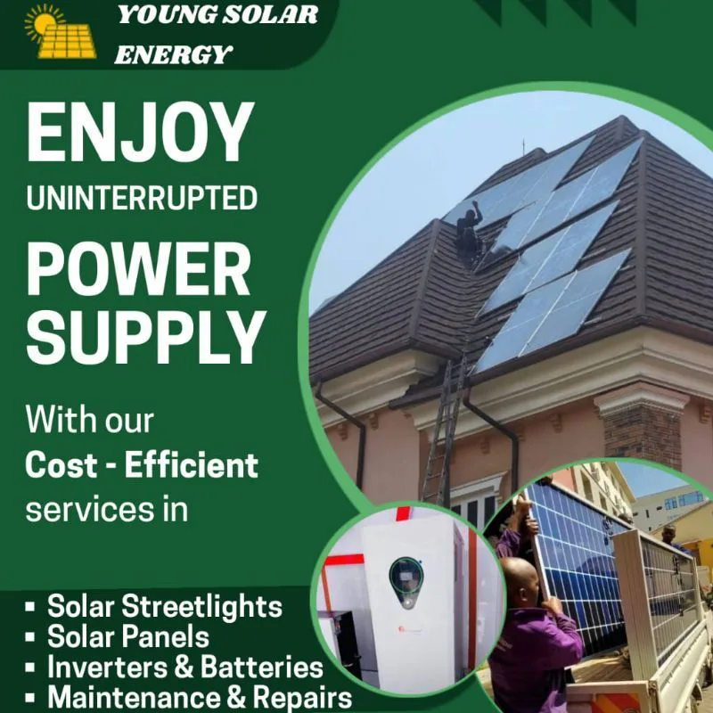 Young solar energy — shop logo